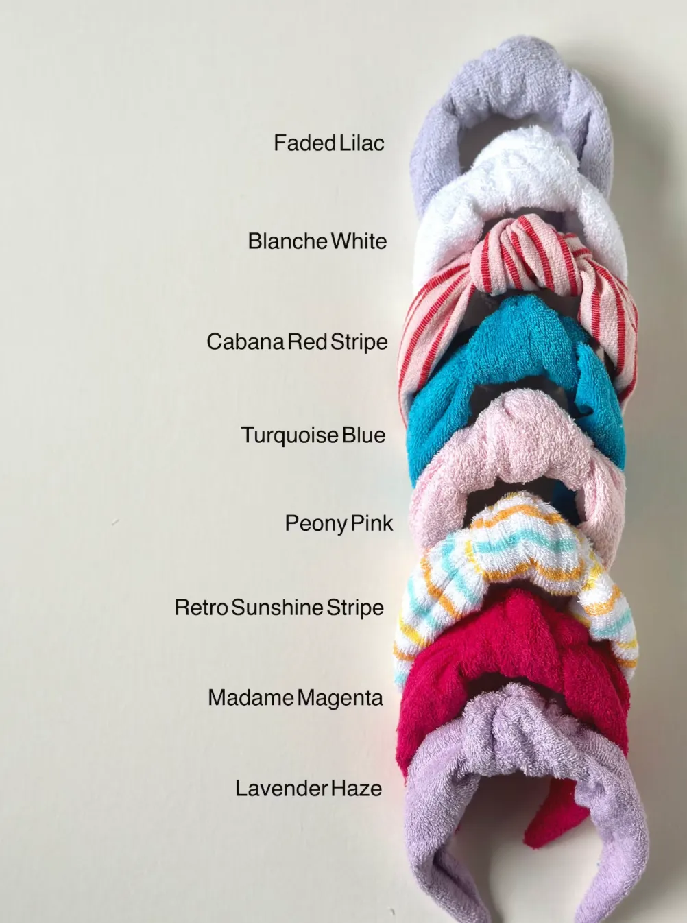 The Terry Knot Headband | Wide Knot Headband | Multiple Colors | Spa Headband | Made to Order