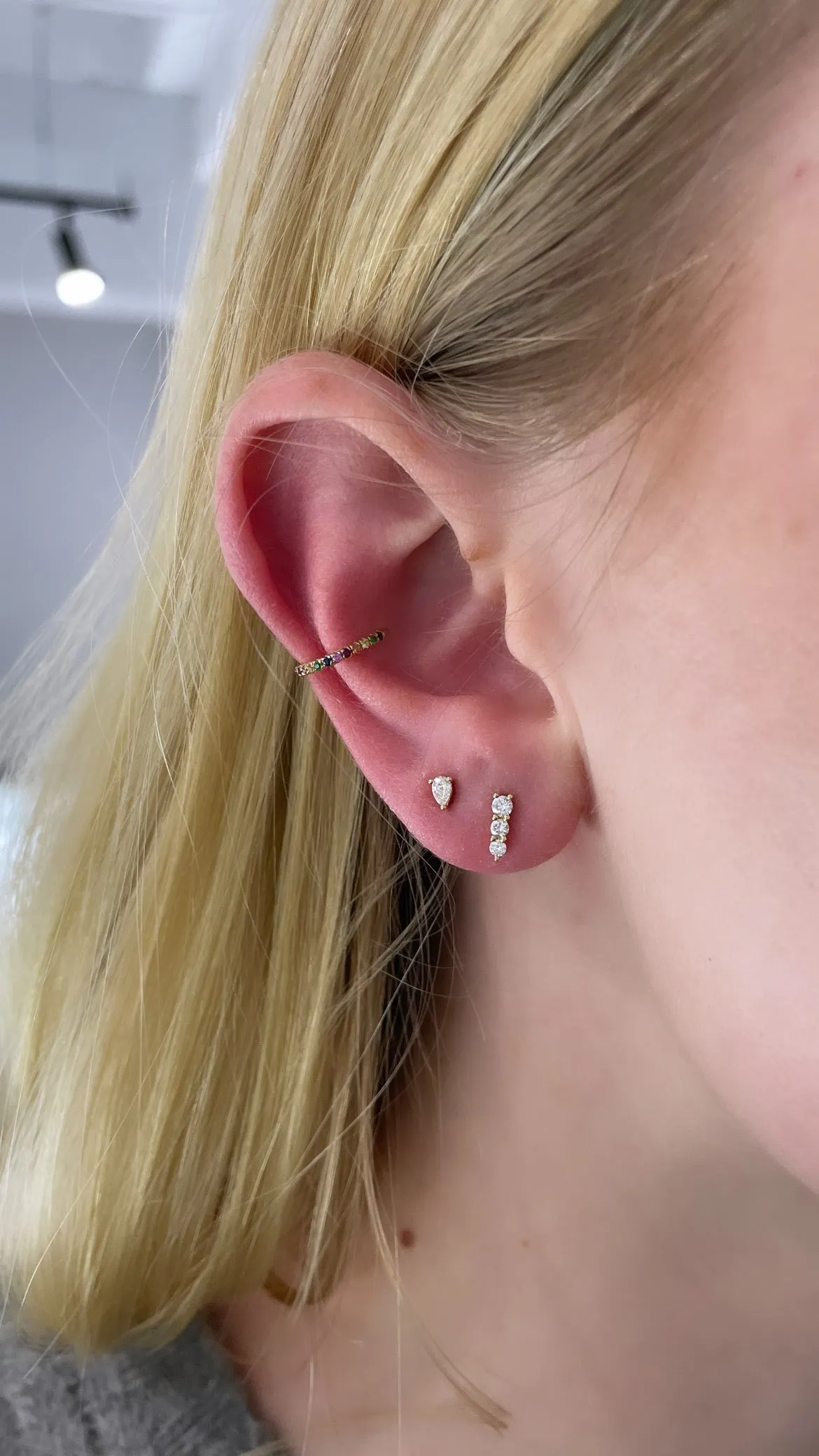 Tiny Pear Studs