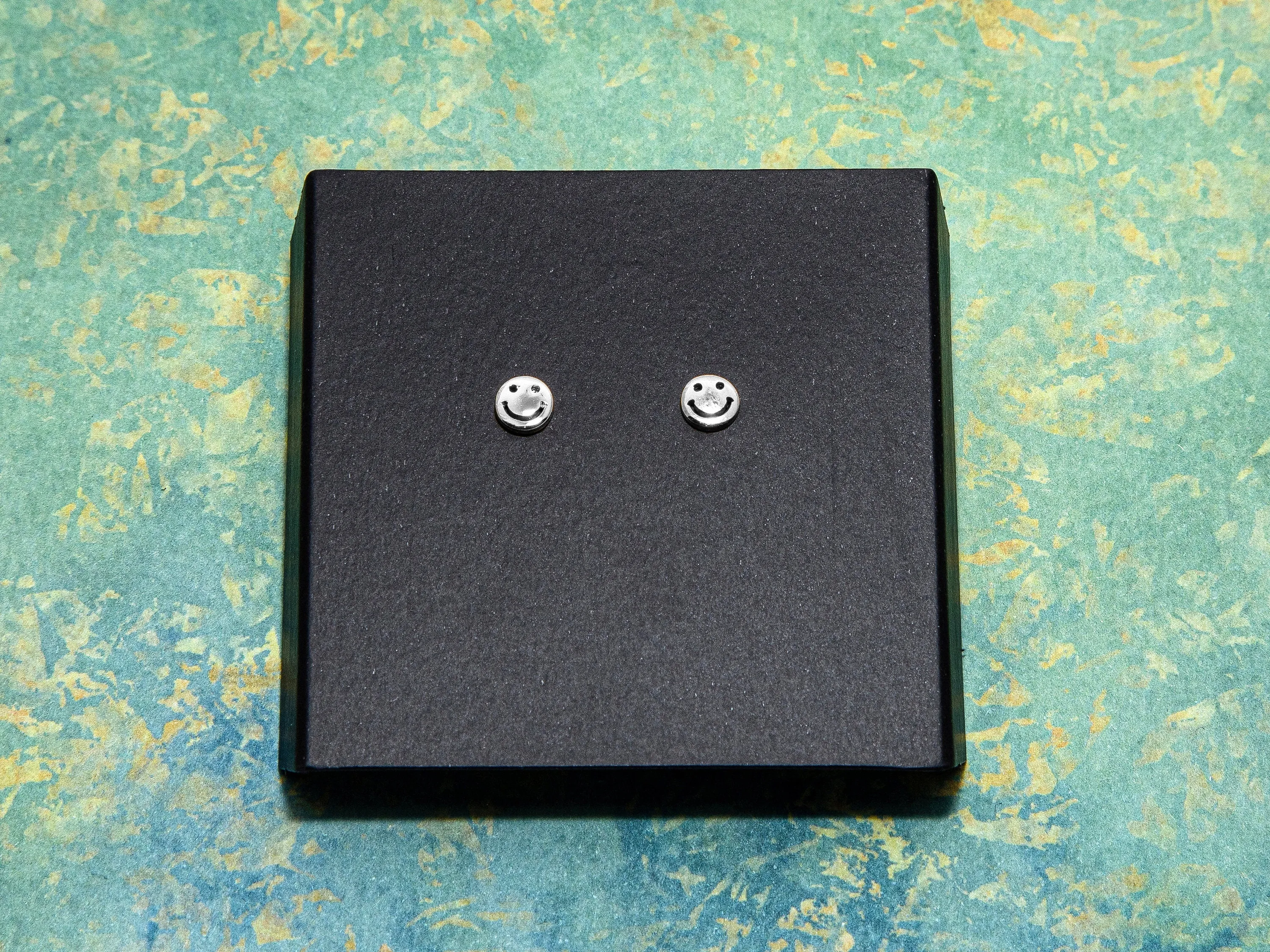 Tiny smiley face Studs