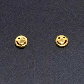Tiny smiley face Studs