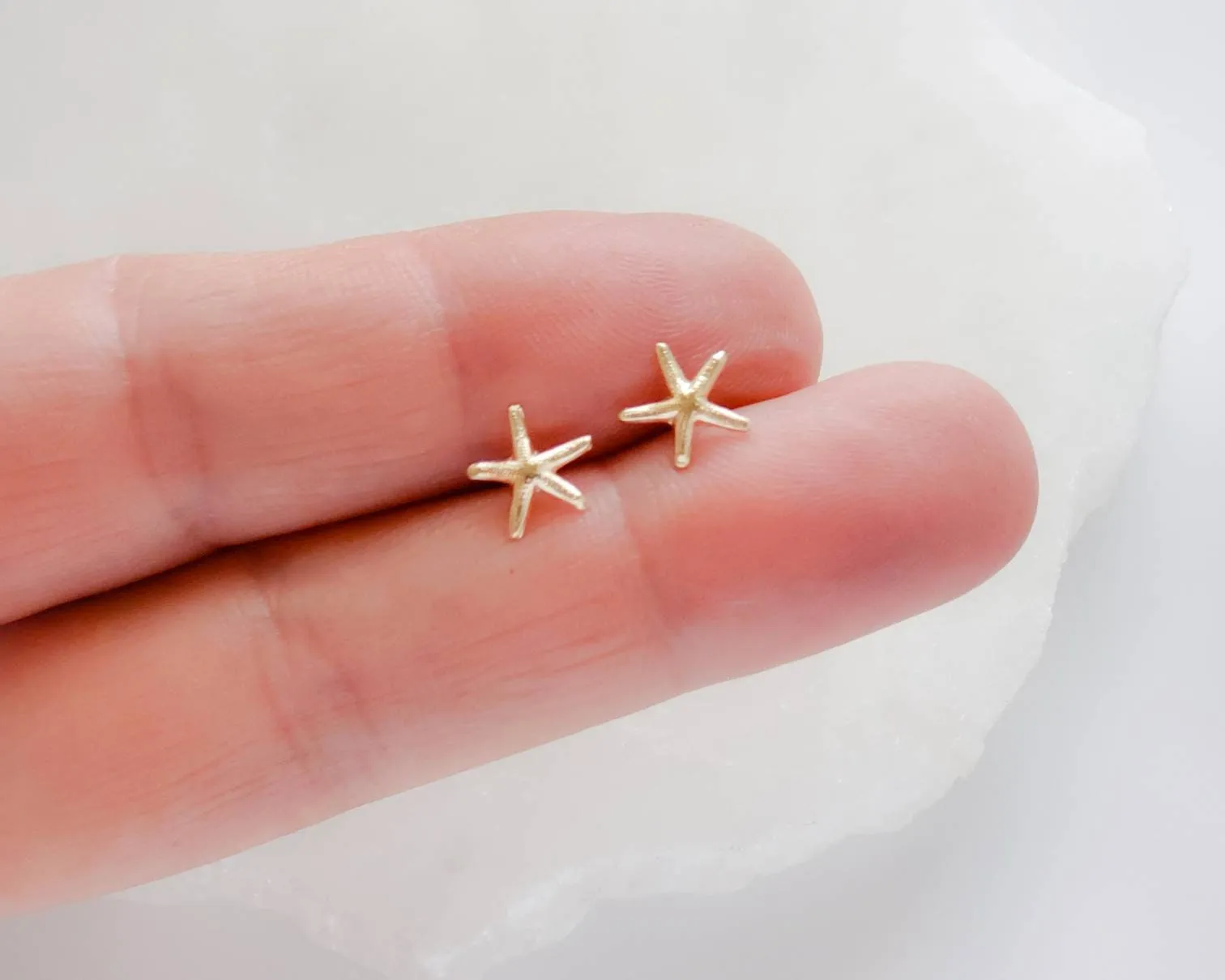 Tiny Starfish Studs