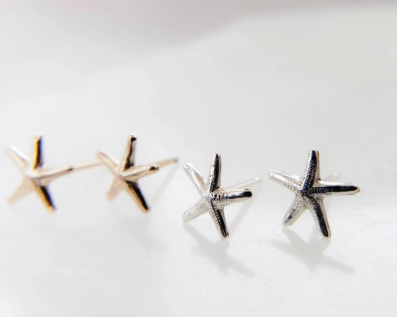 Tiny Starfish Studs