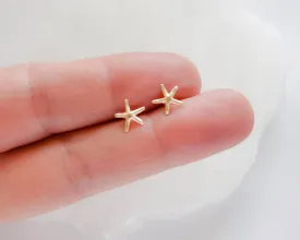 Tiny Starfish Studs