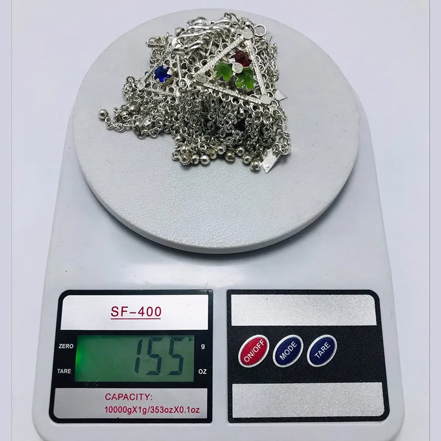Tribal SIlver Kuchi Pendant Belly Chain Belt