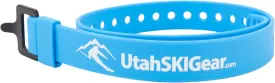 Utah SKI Gear 21" Strap with Aluminum Buckle - Weatherproof, UV-Resistant, Perfect for Securing Skis, Backcountry Backpacking, Daisy-Chain for Added Length, Usable Length up to 19"