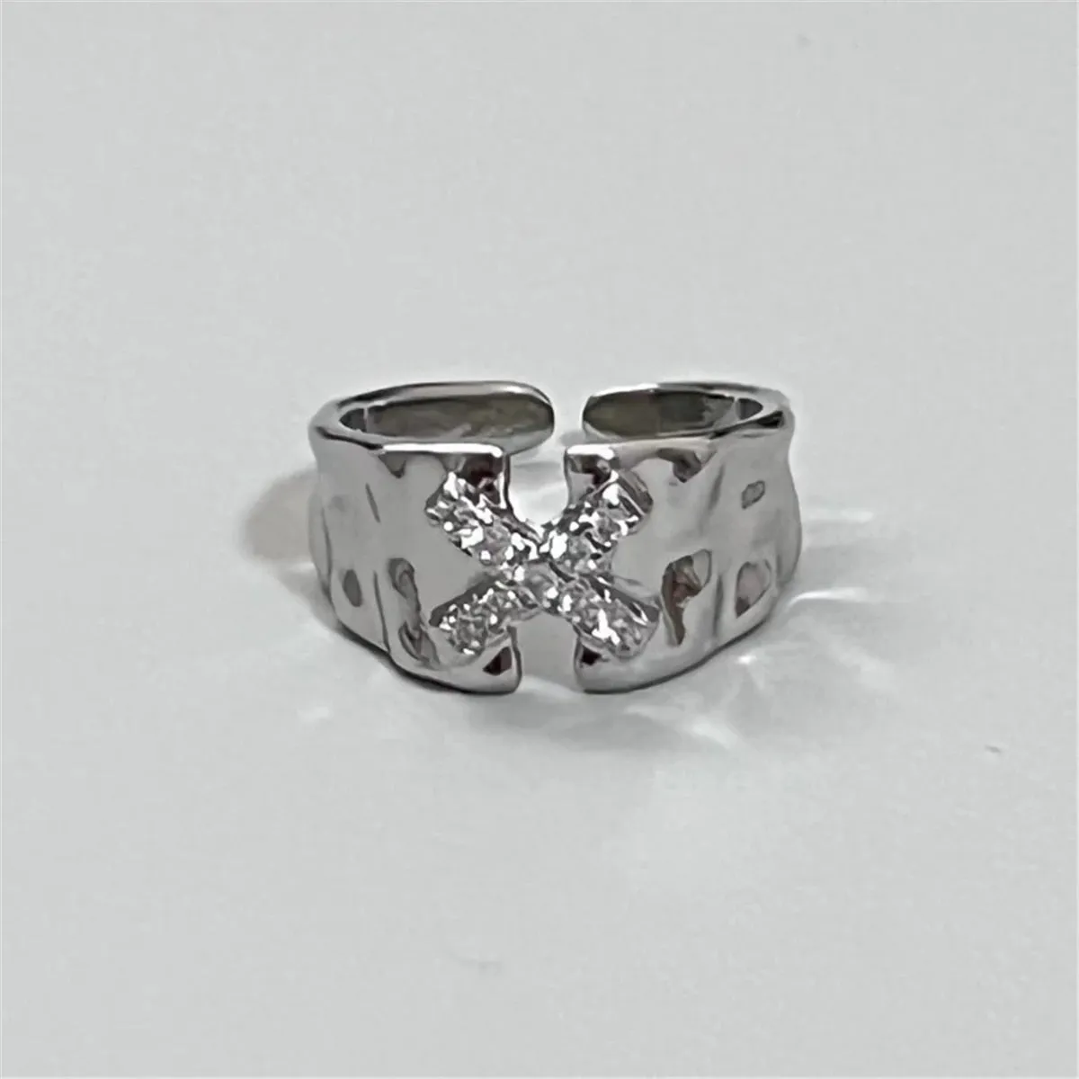 Vintage Adjustable Star Open Ring