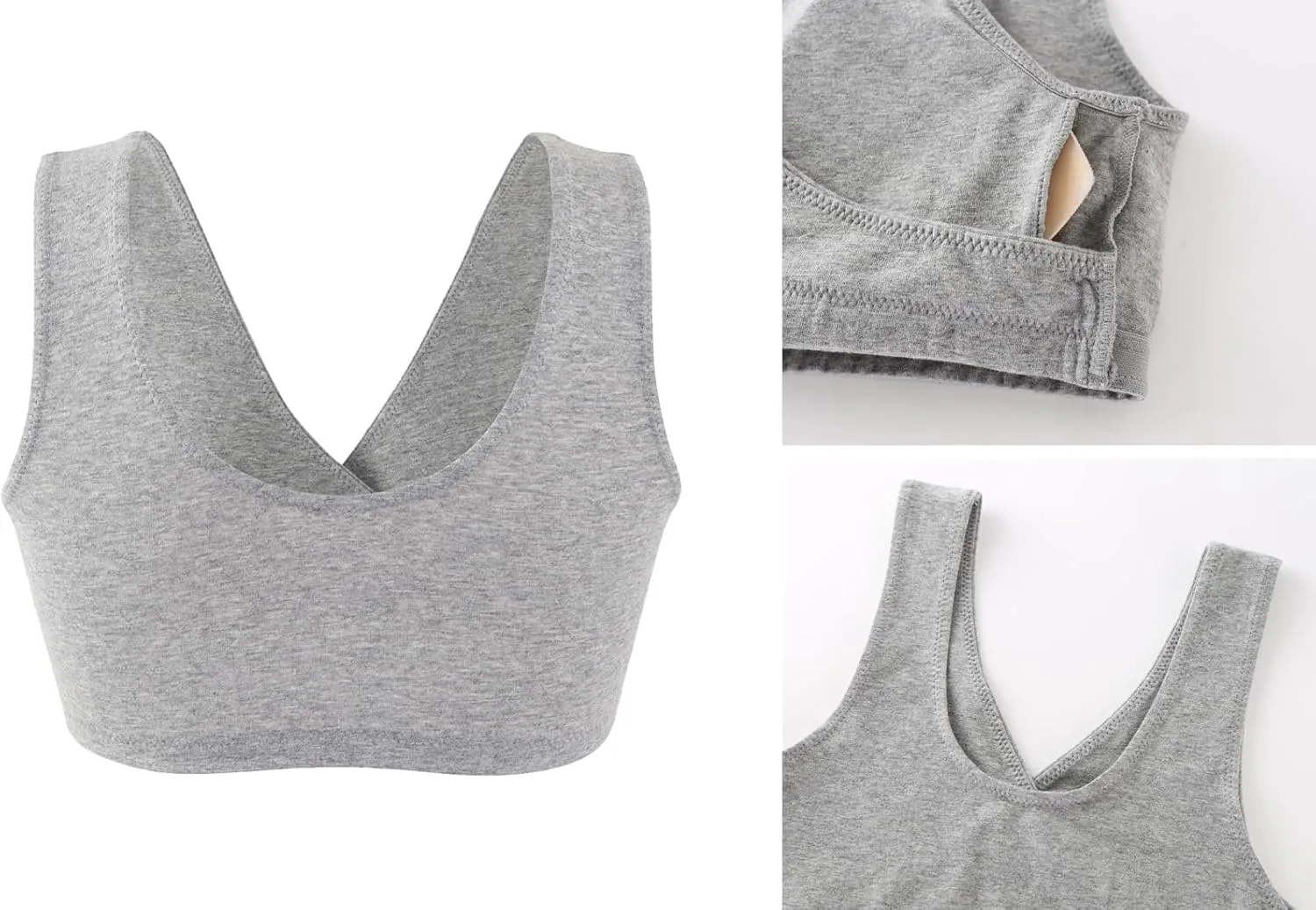 Women's Cotton Wireless Sleep Bra for Nursing and Maternity